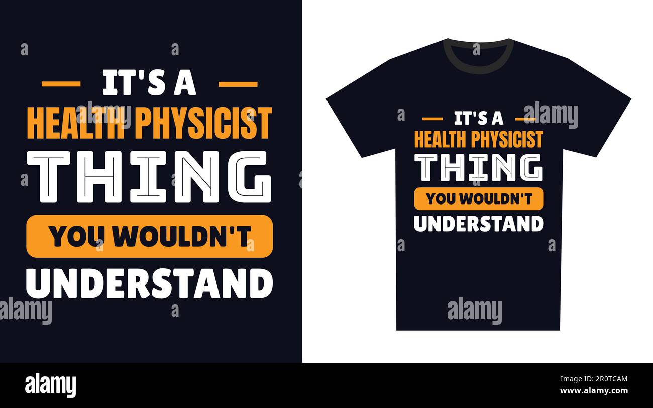Design della maglietta fisica della salute. È una cosa fisica di salute, non capireste Illustrazione Vettoriale