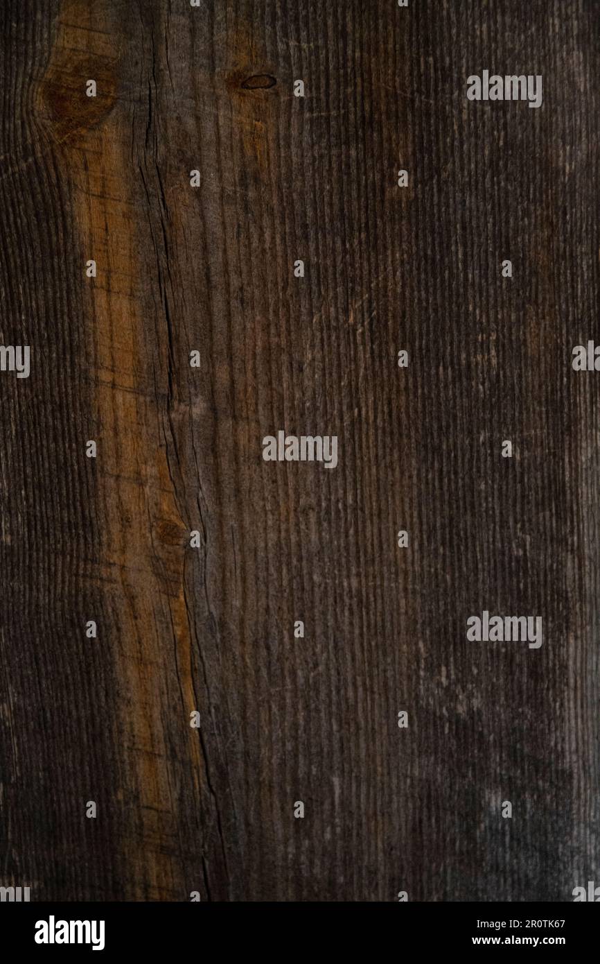 primo piano della texture di legno marrone e grigio, sfondo con spazio di copia Foto Stock