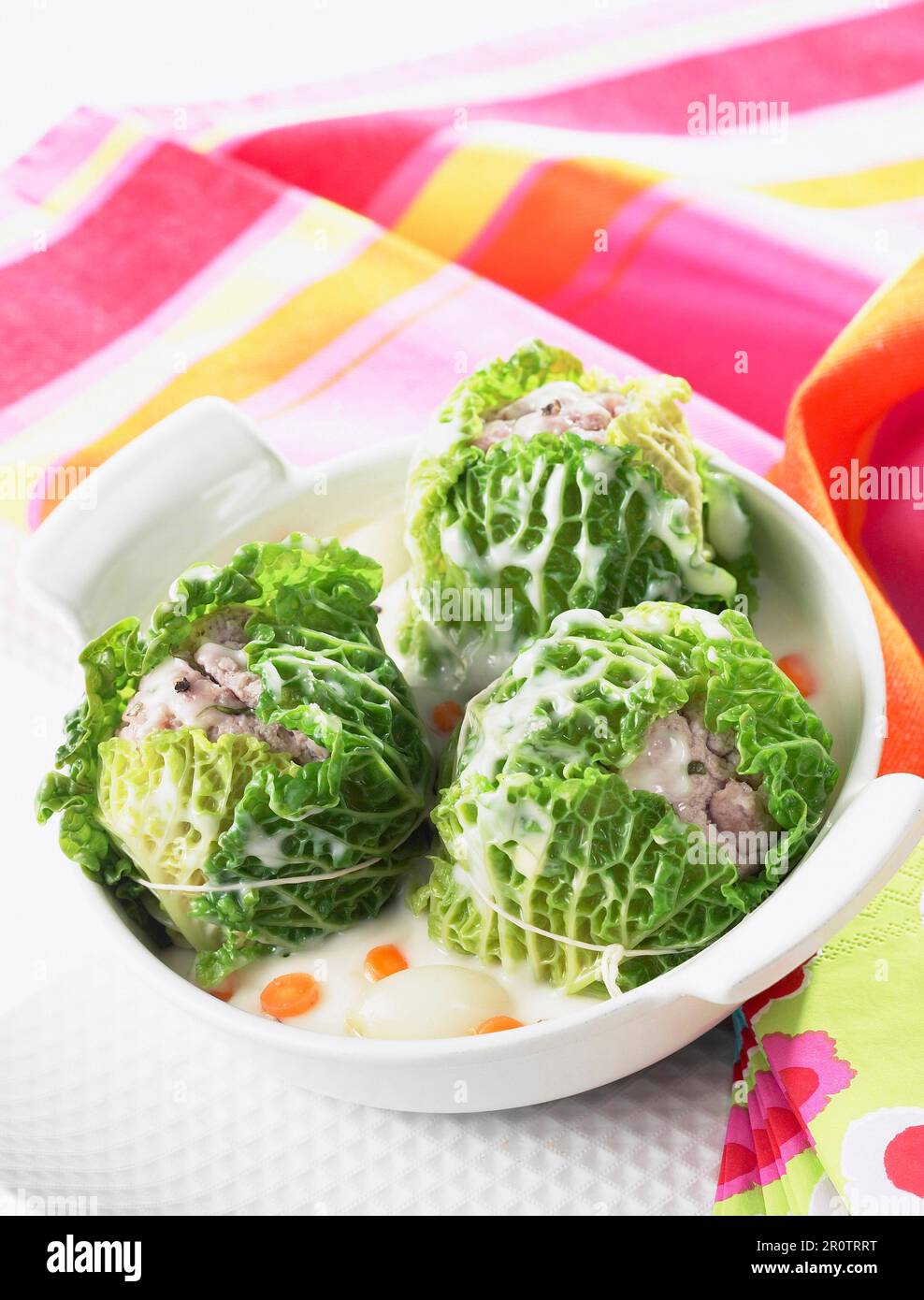 Cavolo ripieno (tema : piatti classici) Foto Stock