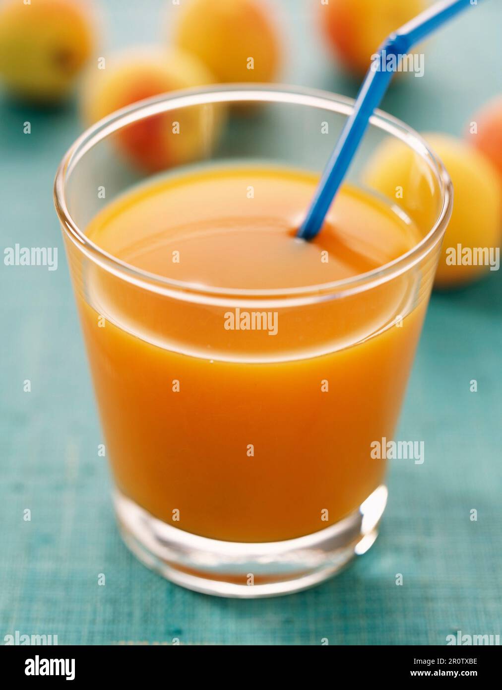 Succo di albicocca Foto Stock