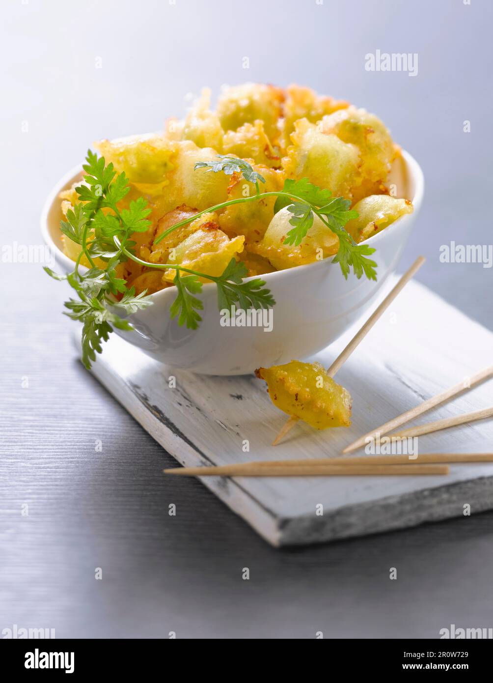 Fritte raviolis Foto Stock