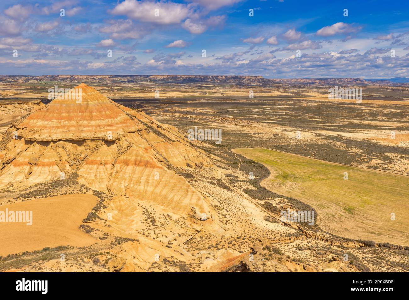 Bardenas Reales, Navarra, Spagna Foto Stock