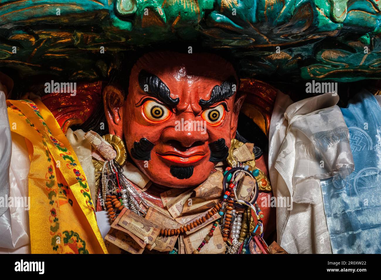 Statua di Hemis gompa Foto Stock