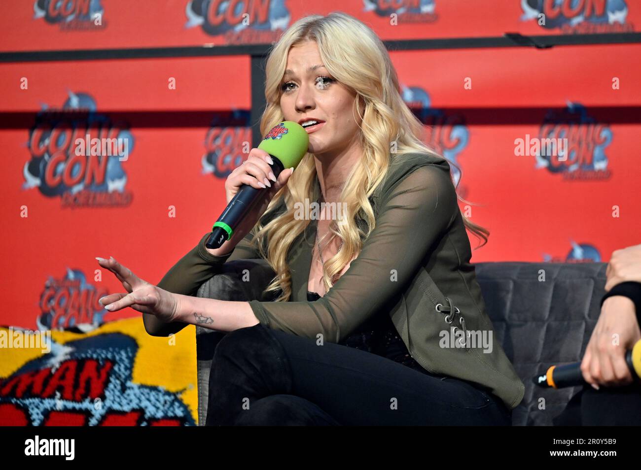 Katherine McNamara auf der German Comic con edizione primaverile in der Messe Dortmund. Dortmund, 06.05.2023 Foto Stock