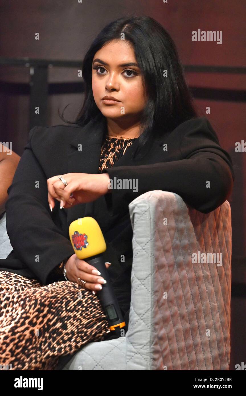 Afshan Azad auf der German Comic con edizione primaverile in der Messe Dortmund. Dortmund, 06.05.2023 Foto Stock