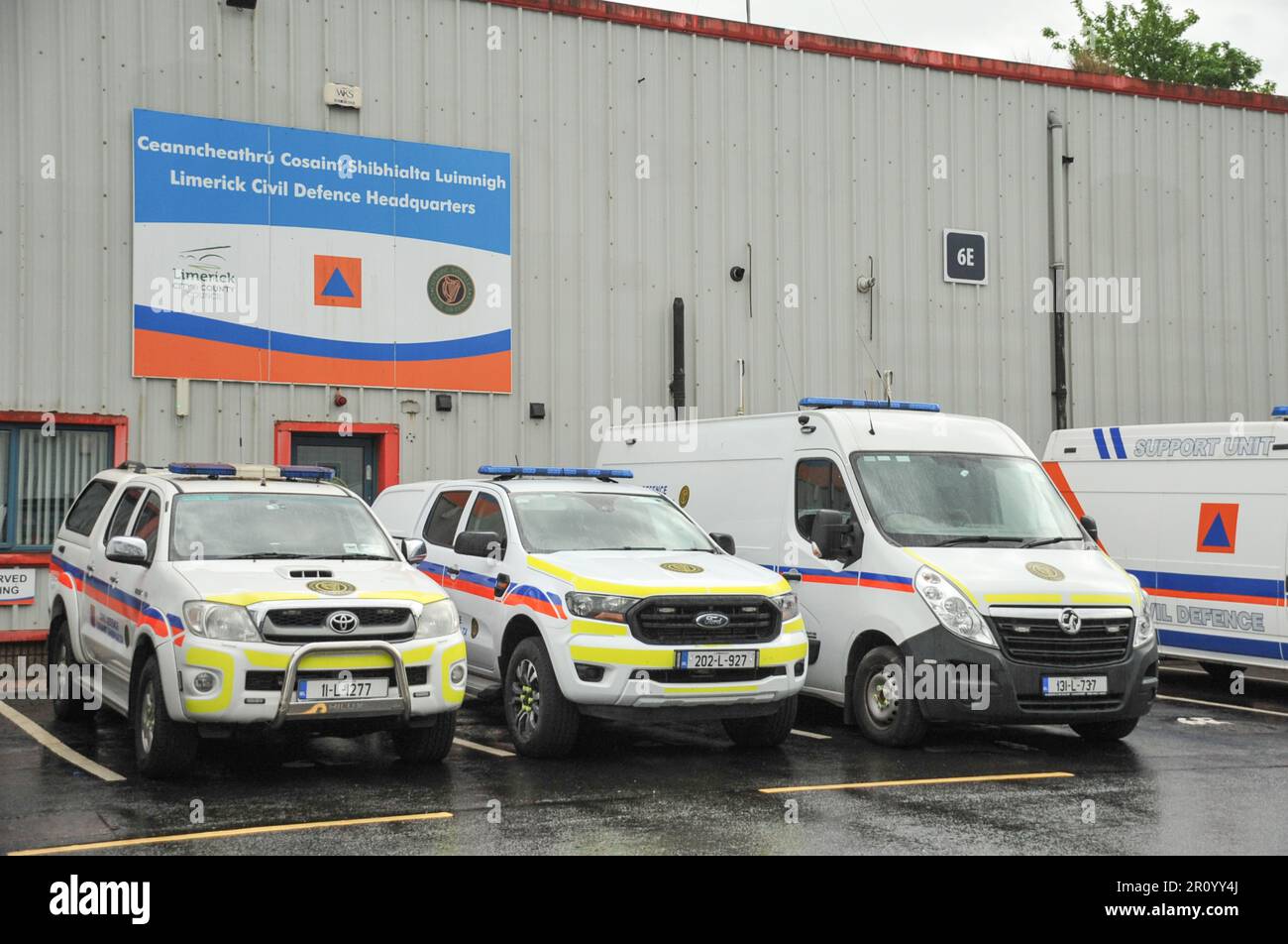 Limerick Civil Defense Headquarters Foto Stock