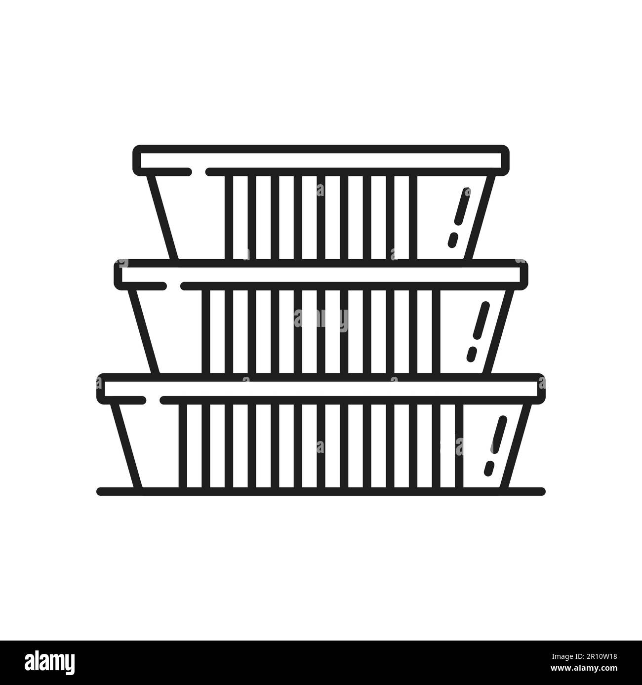Contenitori in Plastica Per Alimenti in Cucina Fotografia Stock - Immagine  di benna, magazzino: 214420378