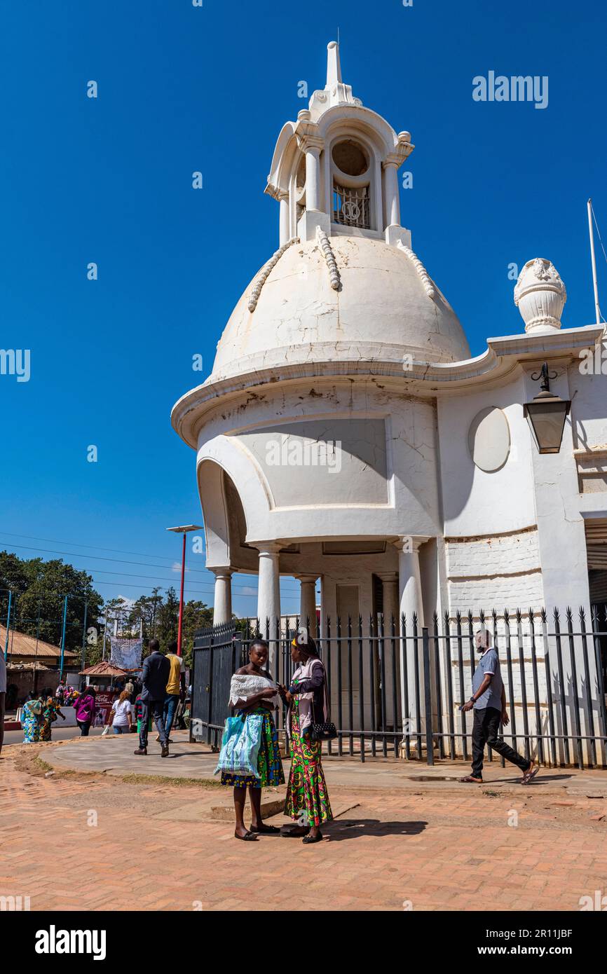 Centro coloniale, Lubumbashi, Repubblica Democratica del Congo Foto Stock