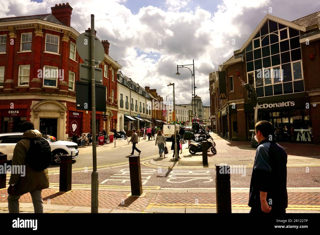 Centro commerciale Atria a Watford, Regno Unito Foto Stock