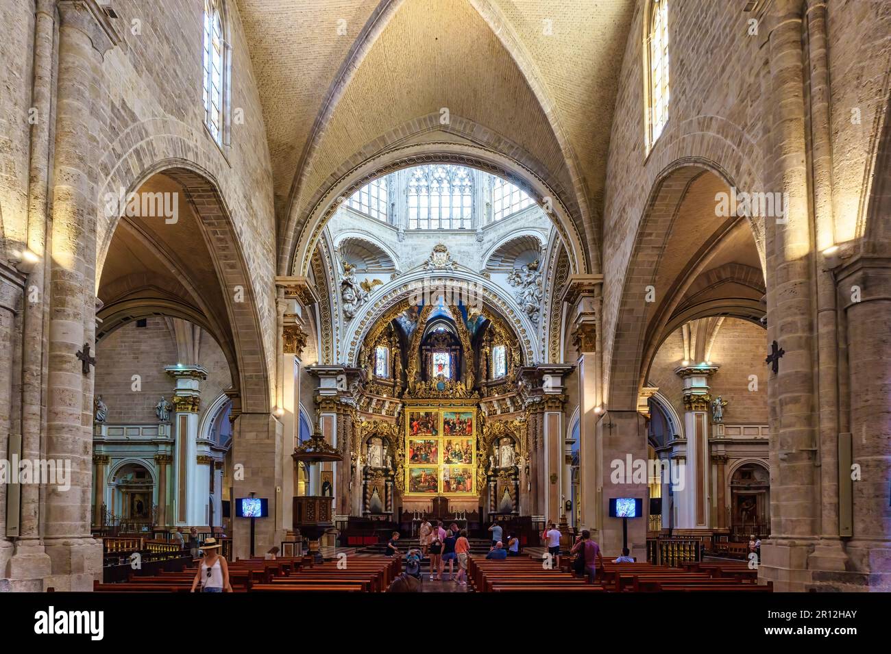 Cattedrale di Santa Maria di Valencia. Cappella principale. Valencia. Comunidad Valenciana. Spagna Foto Stock