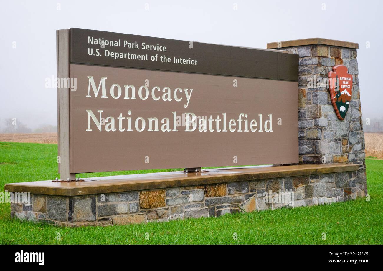 Monocacy National Battlefield, parco nel Maryland Foto Stock