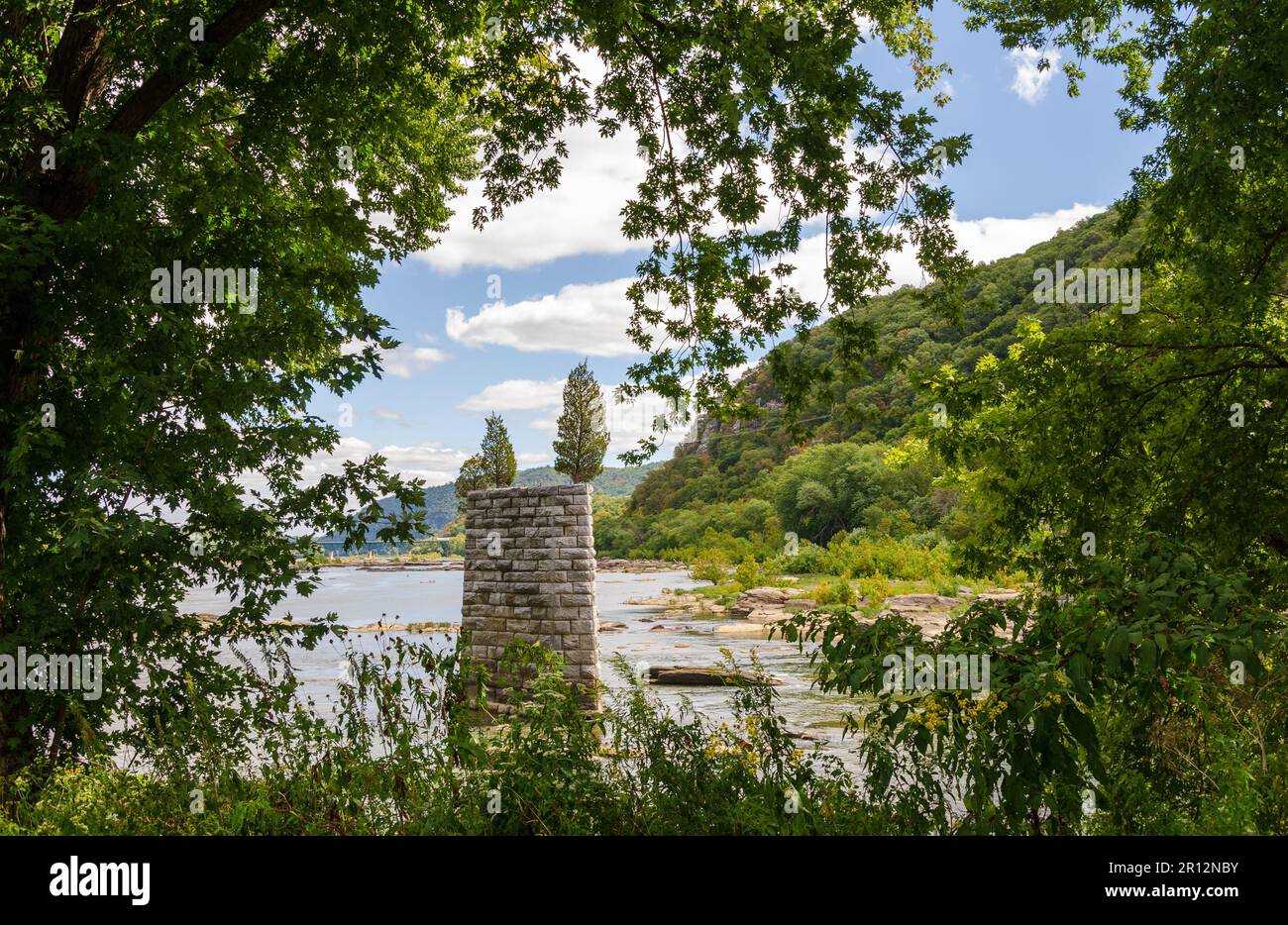 Splendida giornata al parco storico nazionale di Harpers Ferry Foto Stock