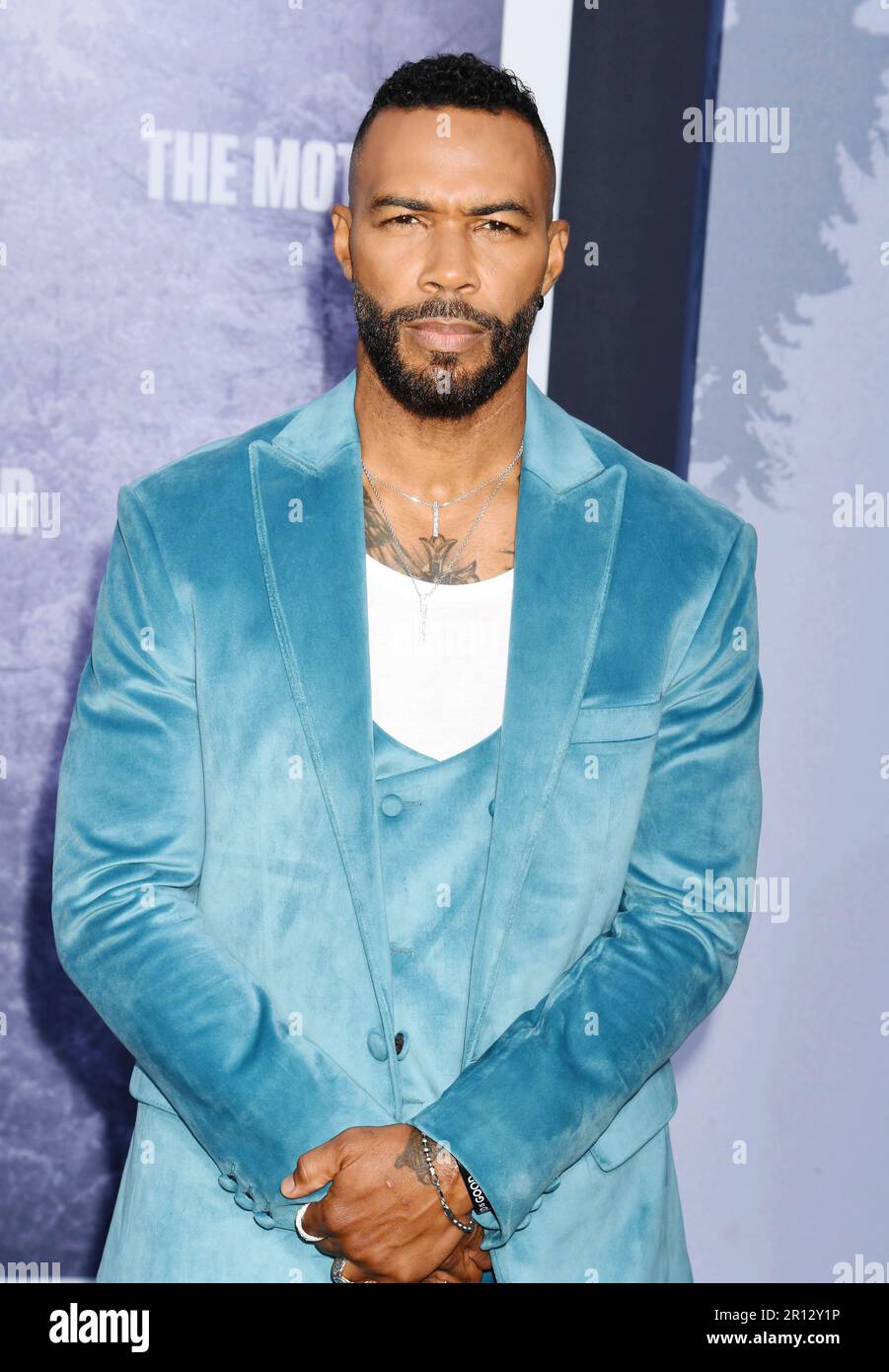 LOS ANGELES, CALIFORNIA - MAGGIO 10: Omari Hardwick partecipa alla prima di Los Angeles di "la Madre" di Netflix al Westwood Regency Village Theater lo scorso Maggio Foto Stock