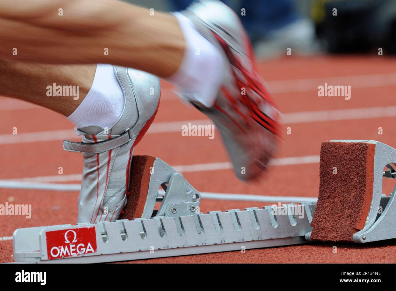 Leichtathletik Avvia allgemein Leichtathletik Gala a Wattenscheid am 2,8.2009. Foto Stock