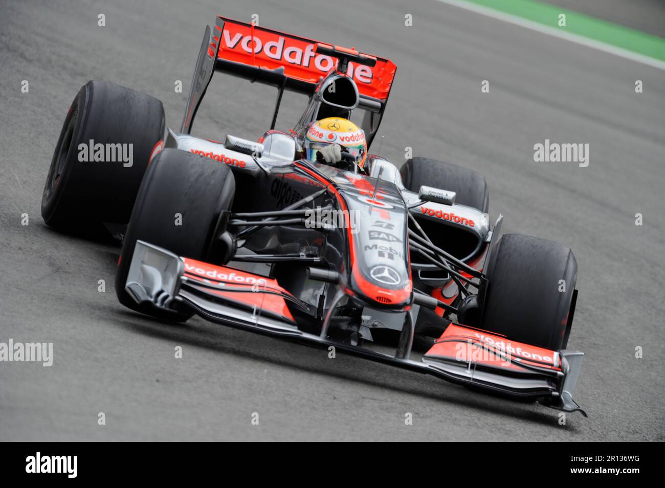 Lewis Hamilton McLaren Mercedes Formel 1 Grand Prix von Deutschland auf dem Nürburgring 12,7.2009. Foto Stock