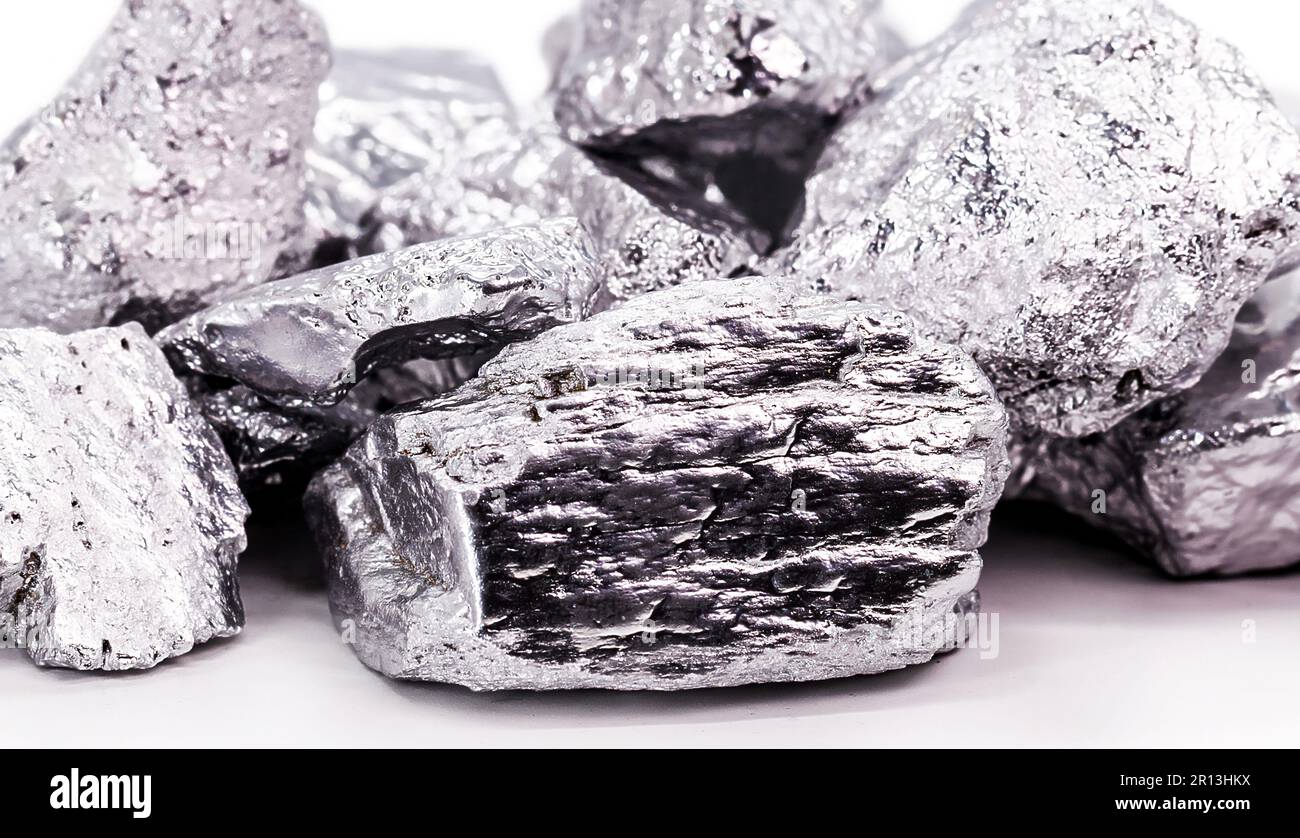 Il cobalto è un elemento chimico, il simbolo Co, utilizzato per creare leghe metalliche Foto Stock