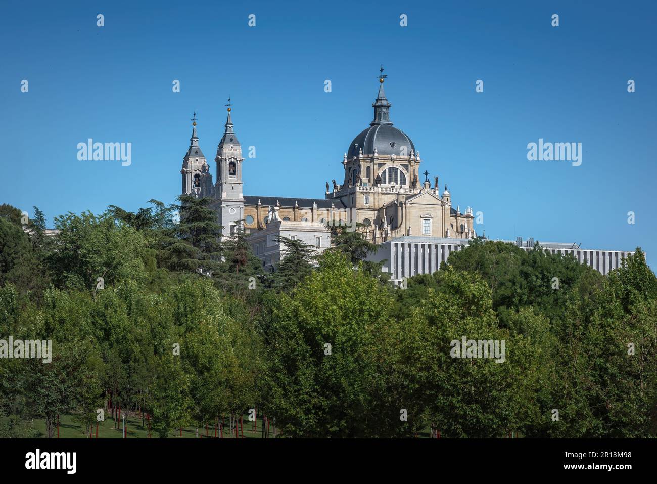 Cattedrale dell'Almudena - Madrid, Spagna Foto Stock