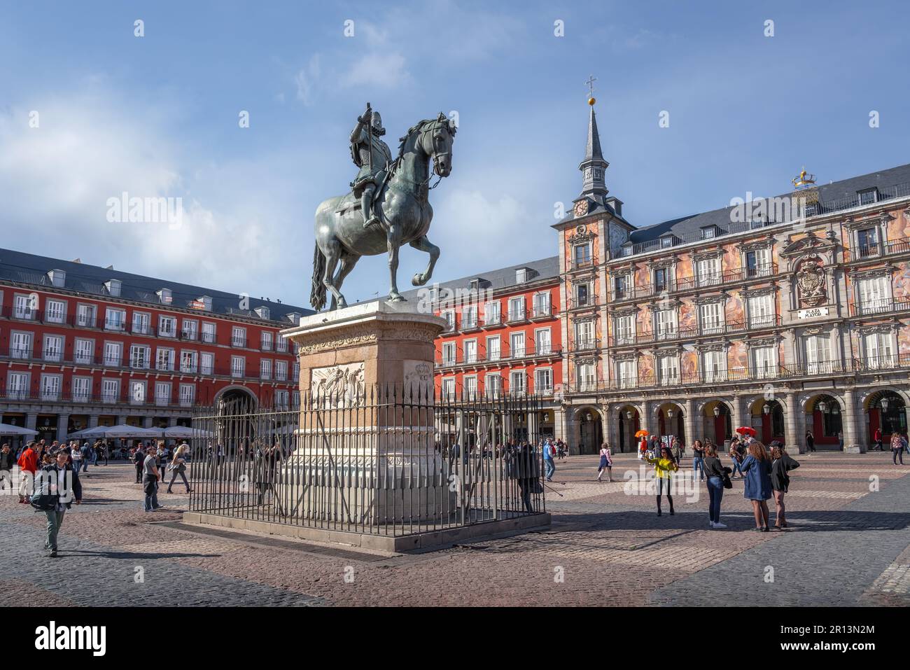 Plaza Mayor - Madrid, Spagna Foto Stock