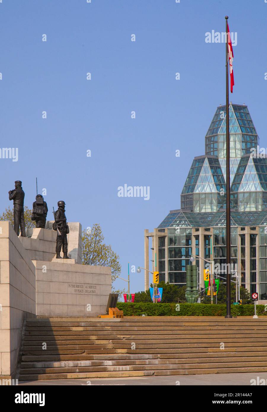 Canada, Ontario, Ottawa, Monumento per la pace, National Gallery, Foto Stock
