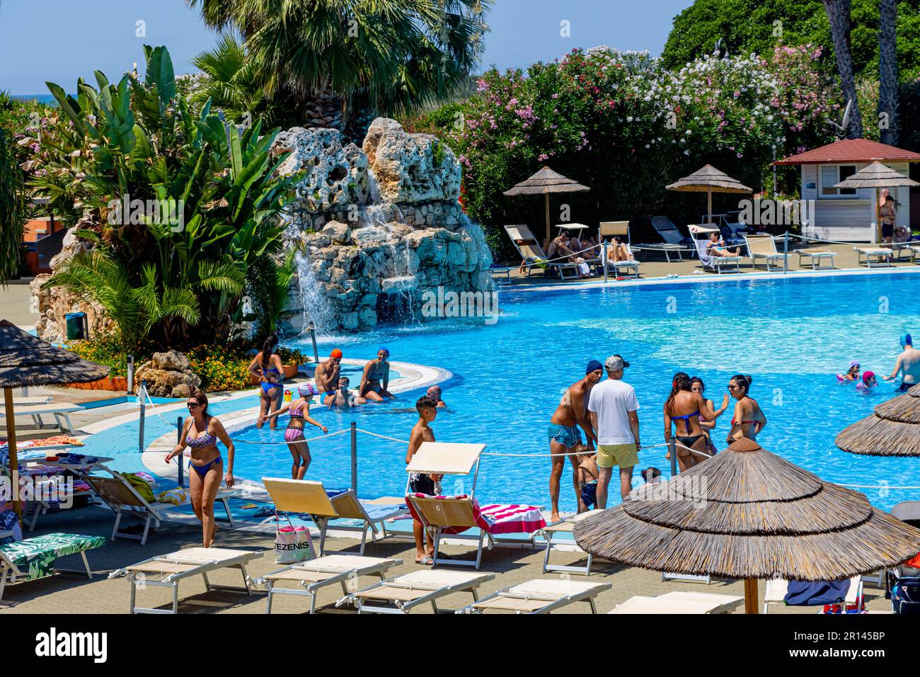 Esperia Palace Hotel - Lido Marini, Salento, Puglia, Italia Foto Stock