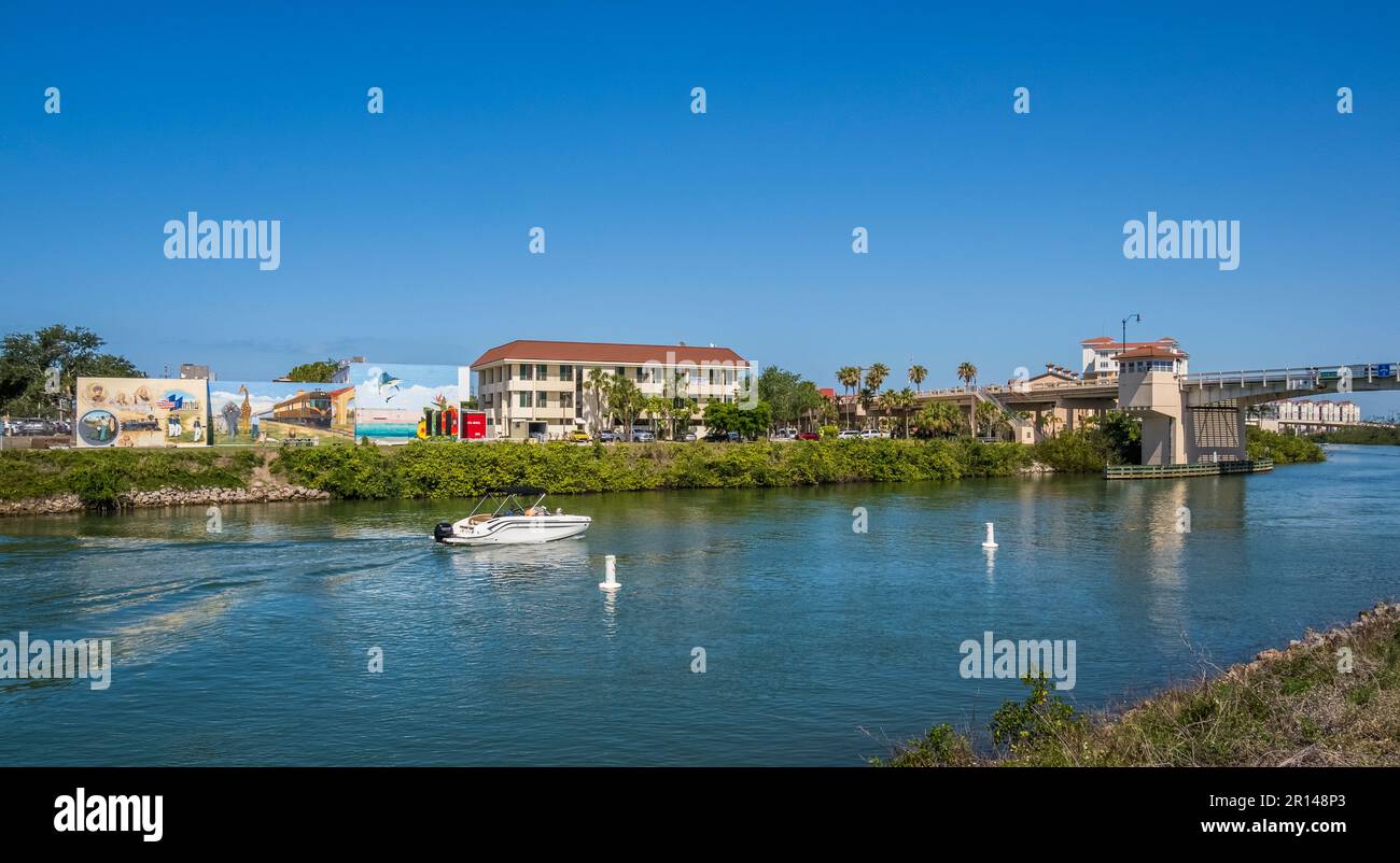 La Gulf Intercoastal Waterway a Venezia Florida USA Foto Stock