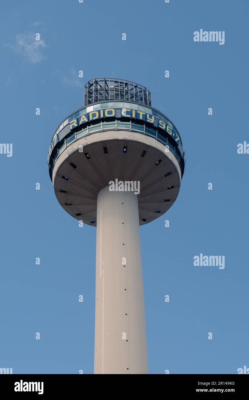 Radio City Tower, conosciuta anche come St Johns Beacon Viewing Gallery, a Liverpool, Inghilterra. Credit: Notizie SMP / Alamy Live News Foto Stock