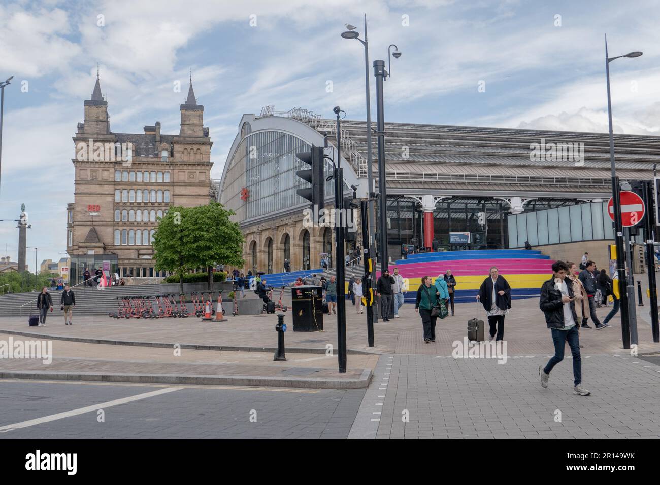 Stazione ferroviaria di Liverpool Lime Street il 11th maggio 2023 a Liverpool, Inghilterra. Credit: Notizie SMP / Alamy Live News Foto Stock