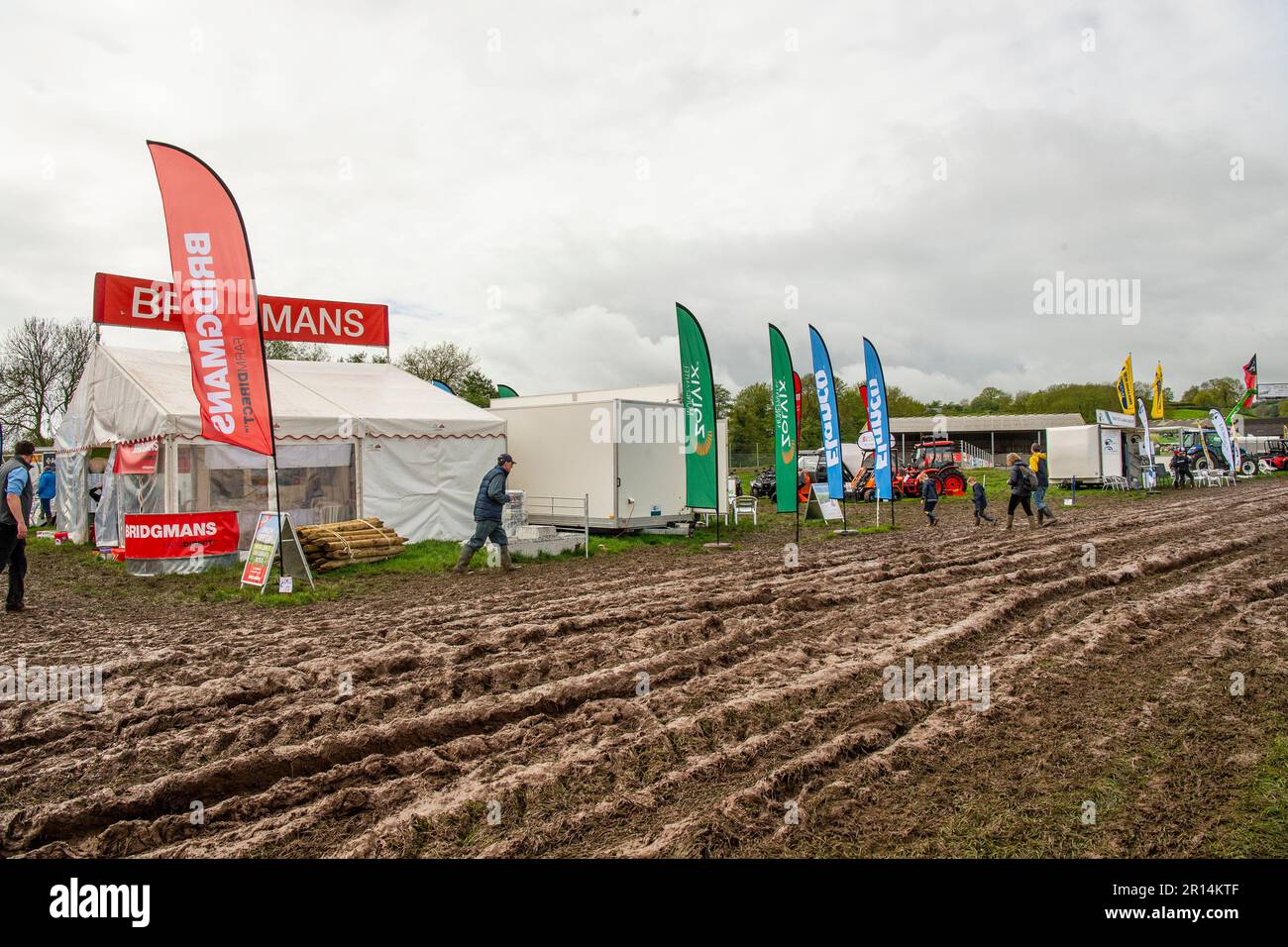 spettacolo di campagna fangoso Foto Stock