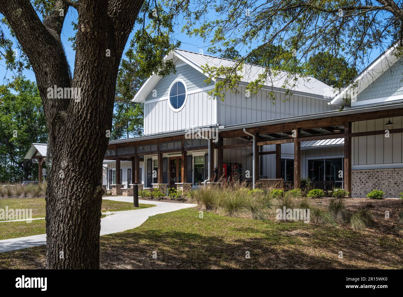 Skidaway Island state Park Visitor Center a Savannah, Georgia. (USA) Foto Stock