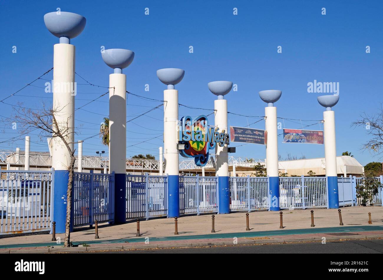 Isla Magica, parco divertimenti, parco divertimenti, Siviglia, Siviglia, Provincia di Siviglia, Andalusia, Spagna Foto Stock