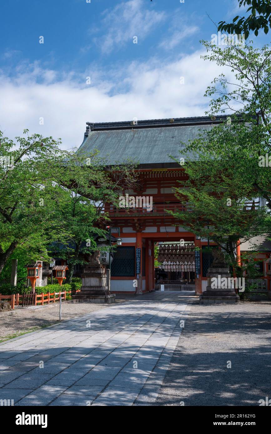 Yasaka Shrine South Tower Gate Foto Stock