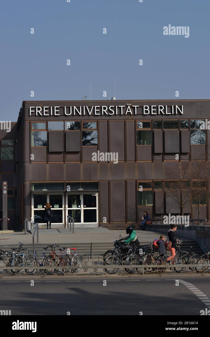 Rostlaube, Filologia, libera Università, Habelschwerdter Allee, Dahlem, Berlino, Germania Foto Stock