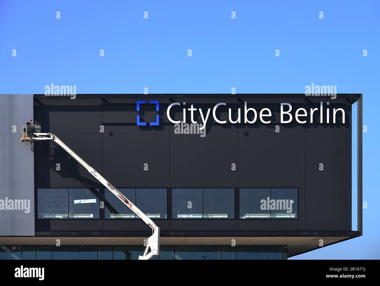 Citycube, Messedamm, Charlottenburg, Berlino, Germania Foto Stock