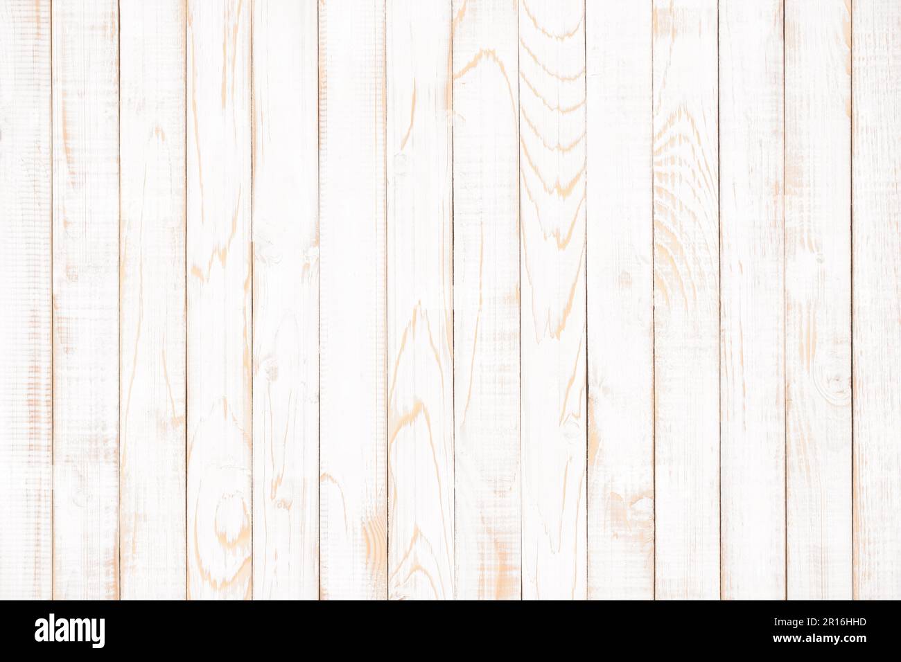 piano tavolo bianco con struttura in legno naturale. Foto Stock