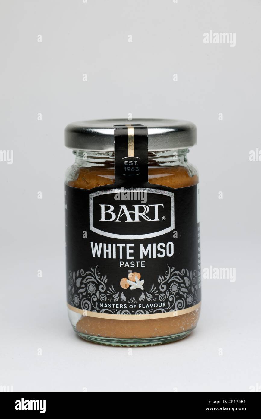 Vasetto da 100g Pasta di miso bianco bart Foto Stock