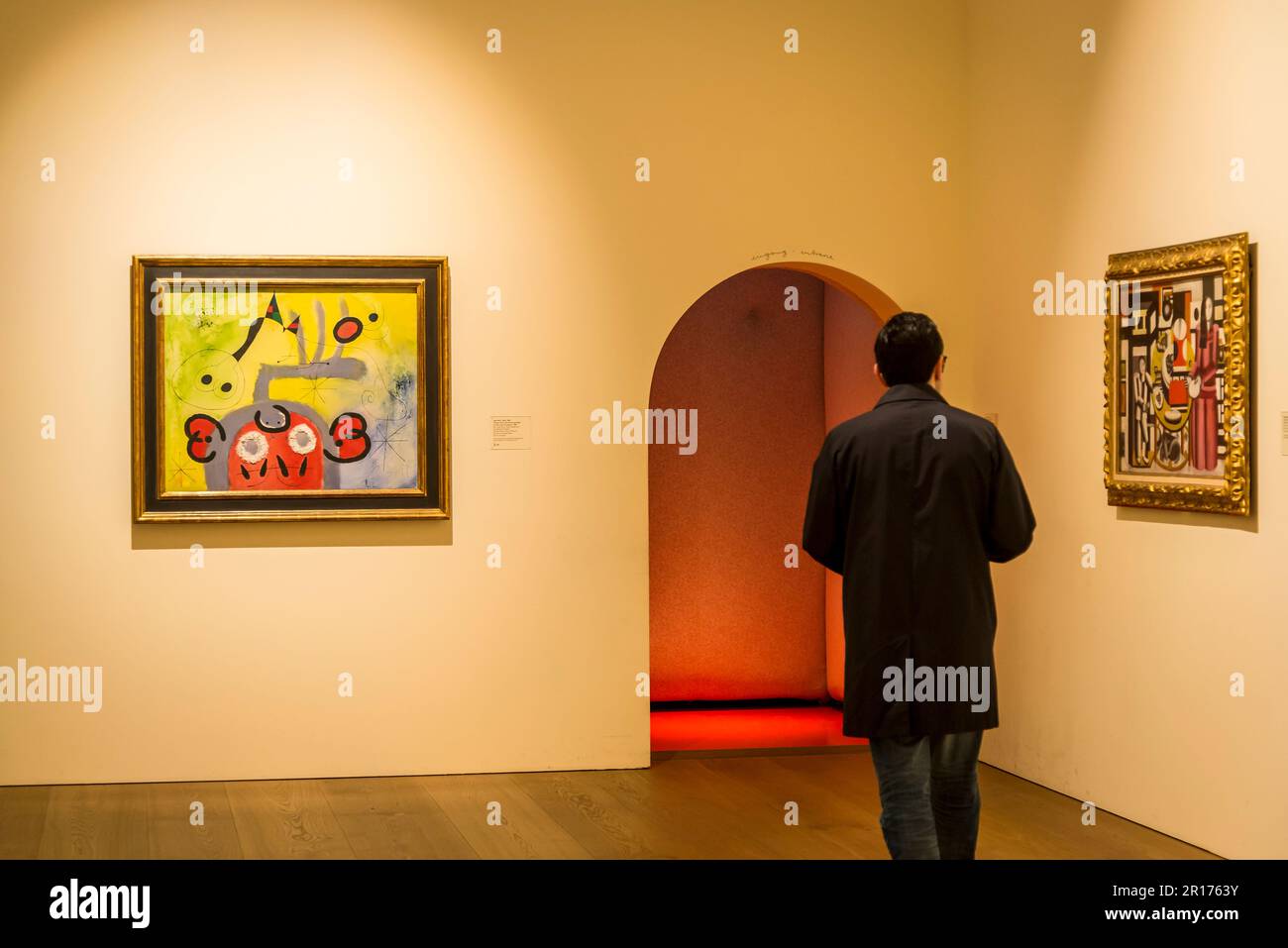 Joan Miro Painting, Kunsthaus, Museo d'Arte, nuovo edificio, Zurigo, Svizzera Foto Stock