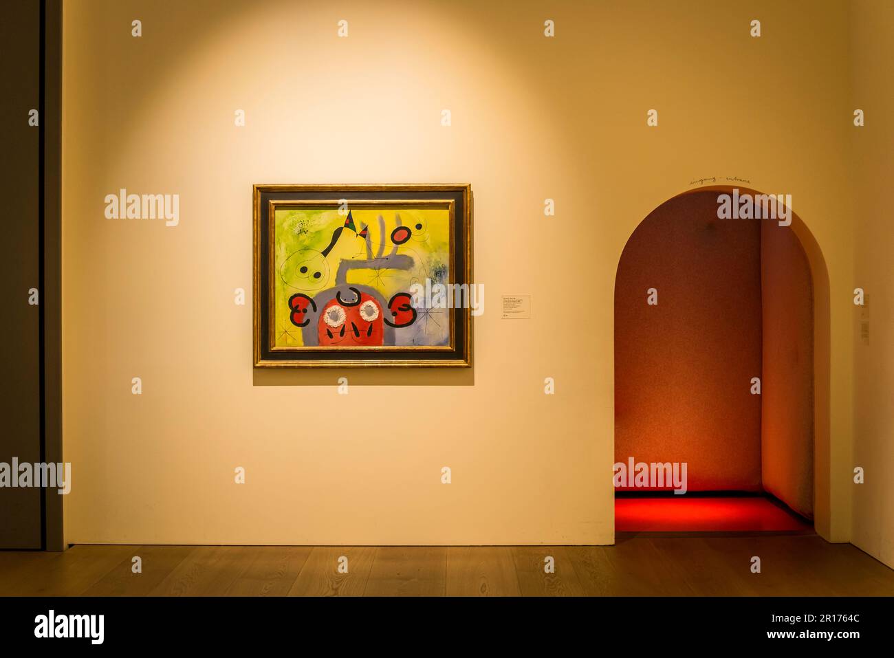 Joan Miro Painting, Kunsthaus, Museo d'Arte, nuovo edificio, Zurigo, Svizzera Foto Stock