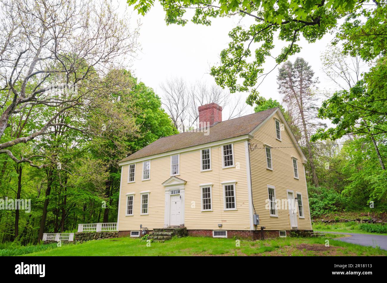 Parco storico nazionale di Minute Man in Massachusetts Foto Stock