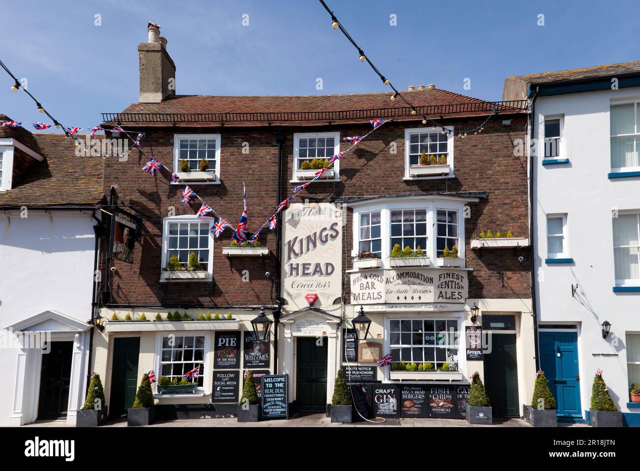 The King's Head Public House, Beech Street, Deal, Kent Foto Stock