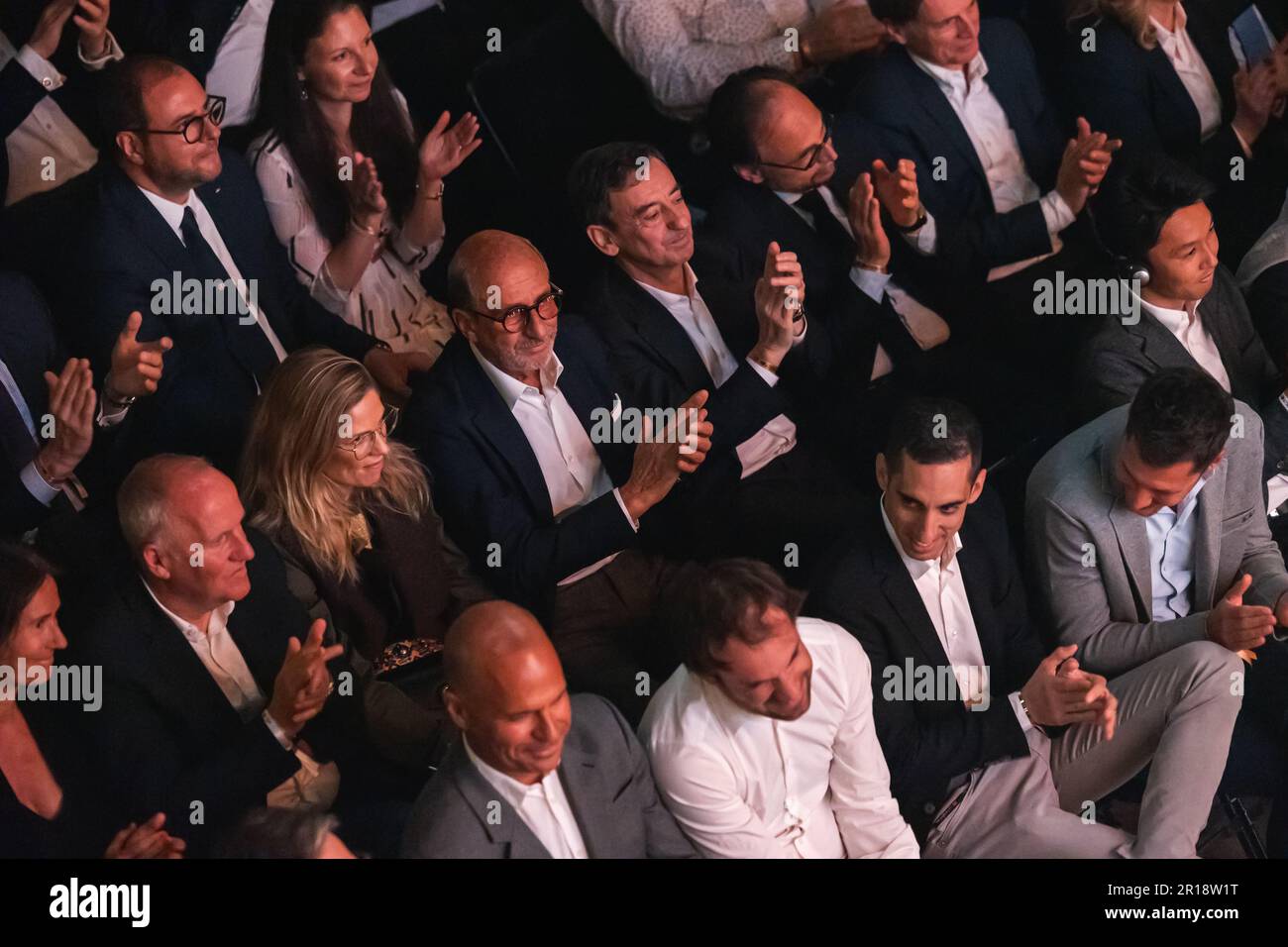 Richard Mille, ritratto, con Pierre Fillon durante il 50 e Oreca, il 11 maggio 2023 presso l'Espace Clacquesin a Malakoff, Francia - Photo Germain Hazard/DPPI Credit: DPPI Media/Alamy Live News Foto Stock