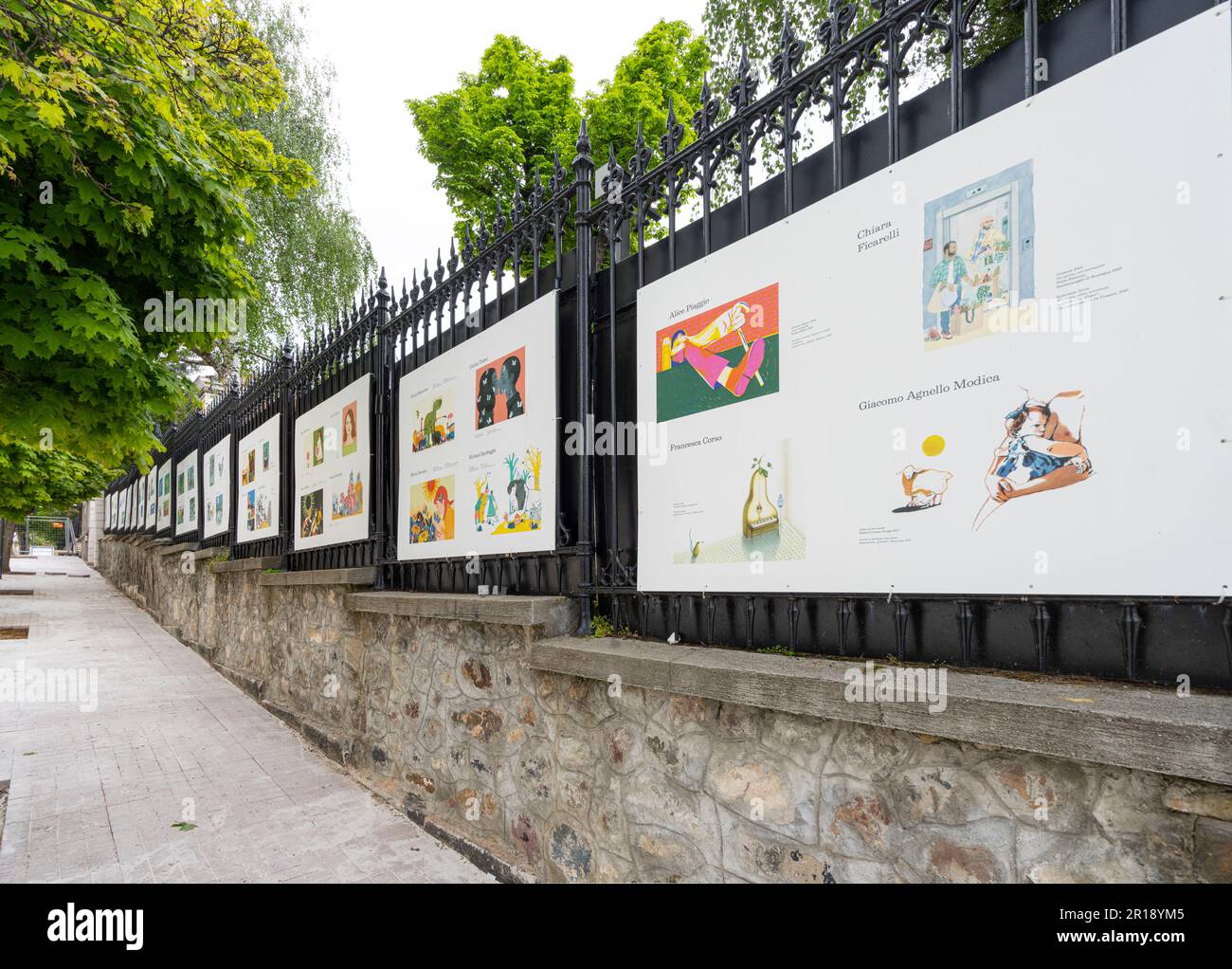 Sofia, Bulgaria. Maggio 2023. Veduta della sede dell'Istituto Italiano di Cultura nel centro della città Foto Stock