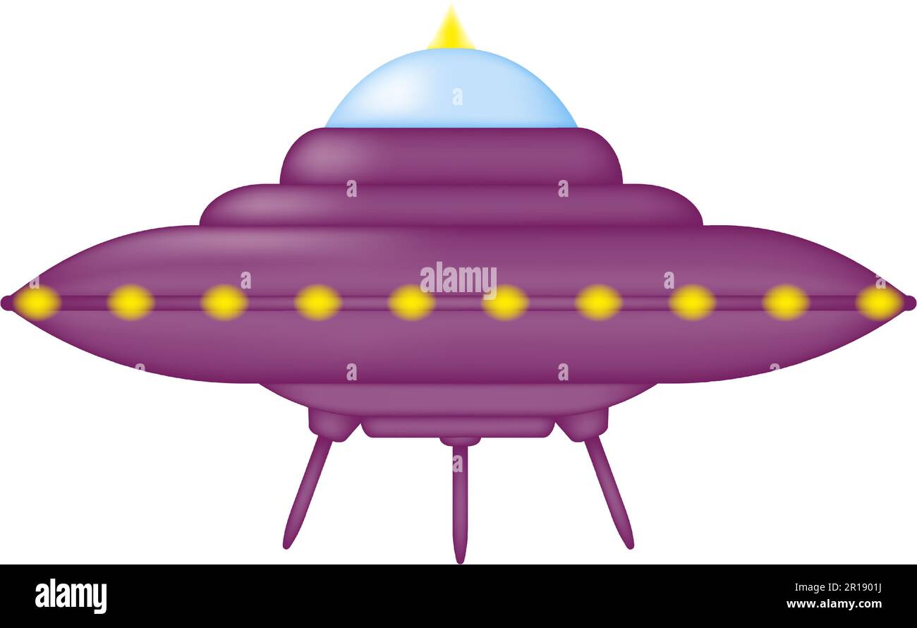 Adesivo UFO Alieno, Disco Volante - Illustrazione Vettoriale - Foto 12