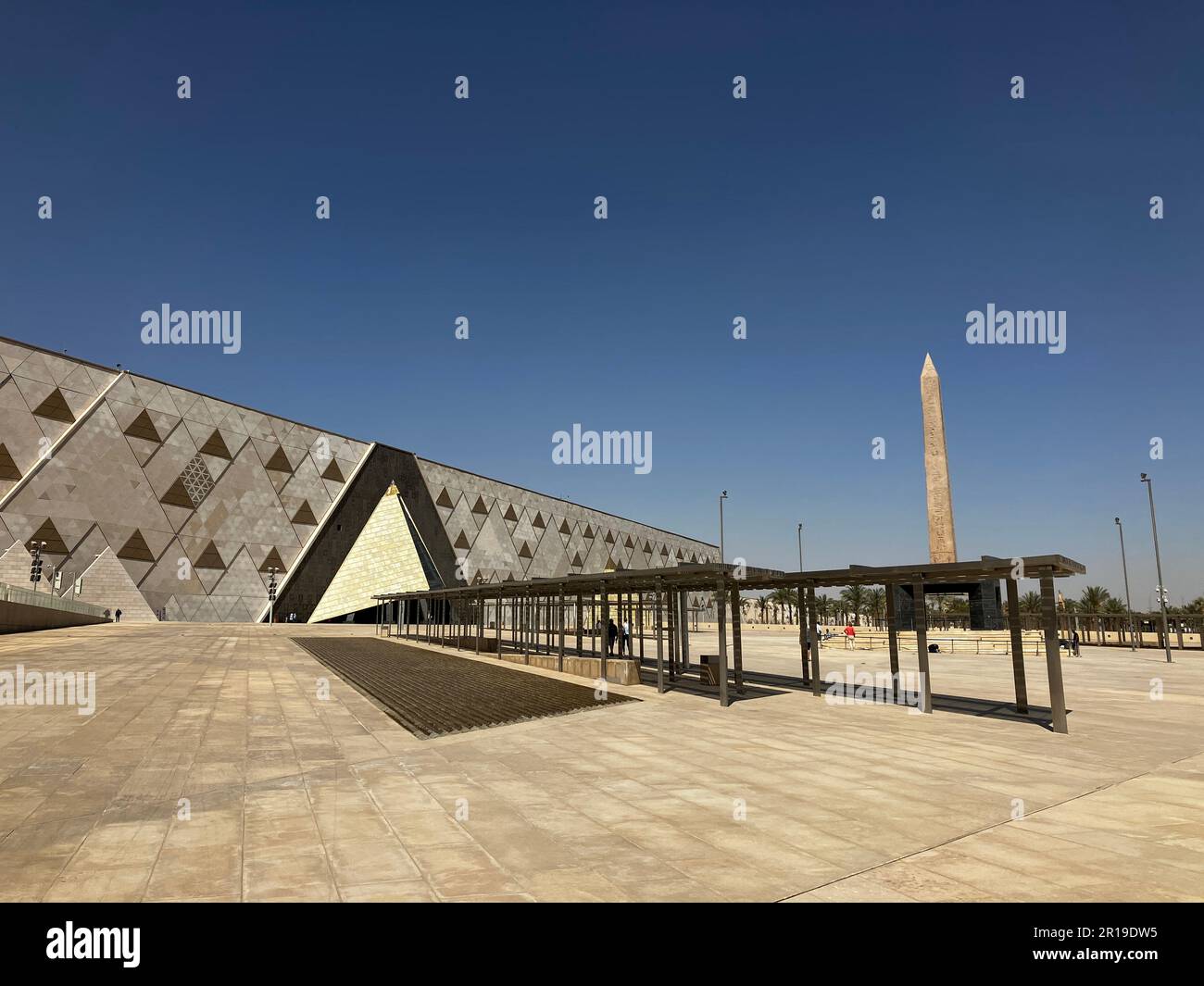 Foto del Grand Museo Egizio dall'esterno Foto Stock