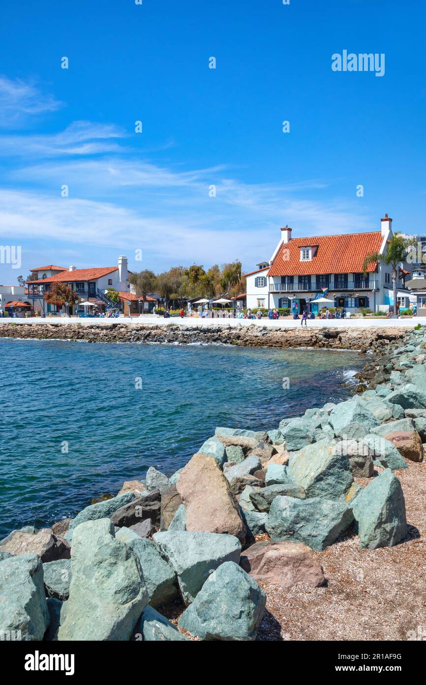 Il Seaport Village a San Diego, California Foto Stock