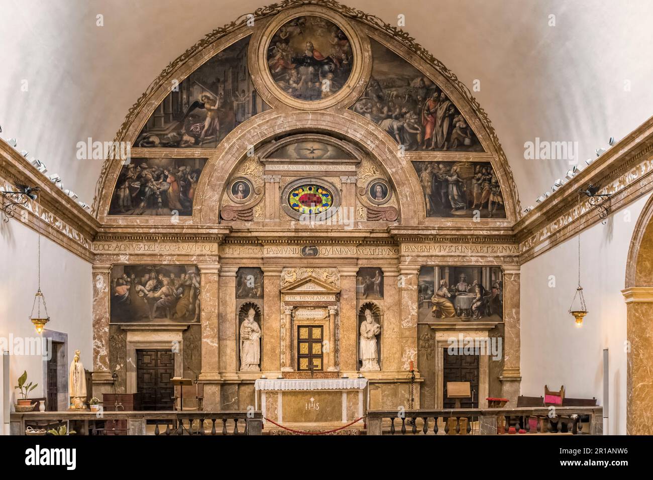 Cappella del Santissimo Sacramento nella Basilica del Primate e della Cattedrale Metropolitana di Santa Tecla nella città di Tarragona, Catalogna, Spagna, Europa Foto Stock