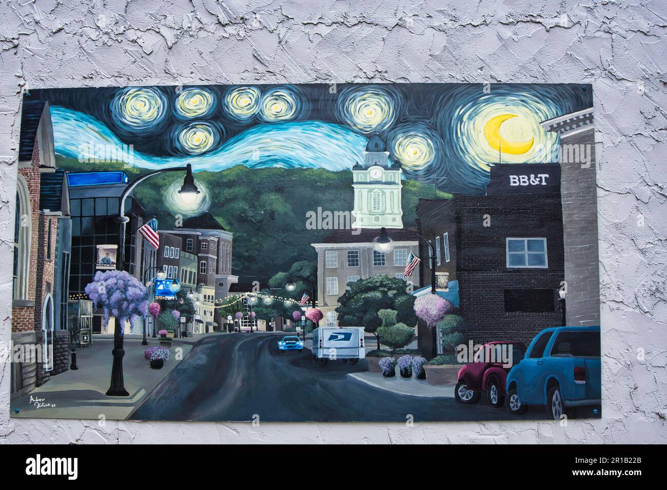 Street art a Pikeville Ky USA 2023 Foto Stock