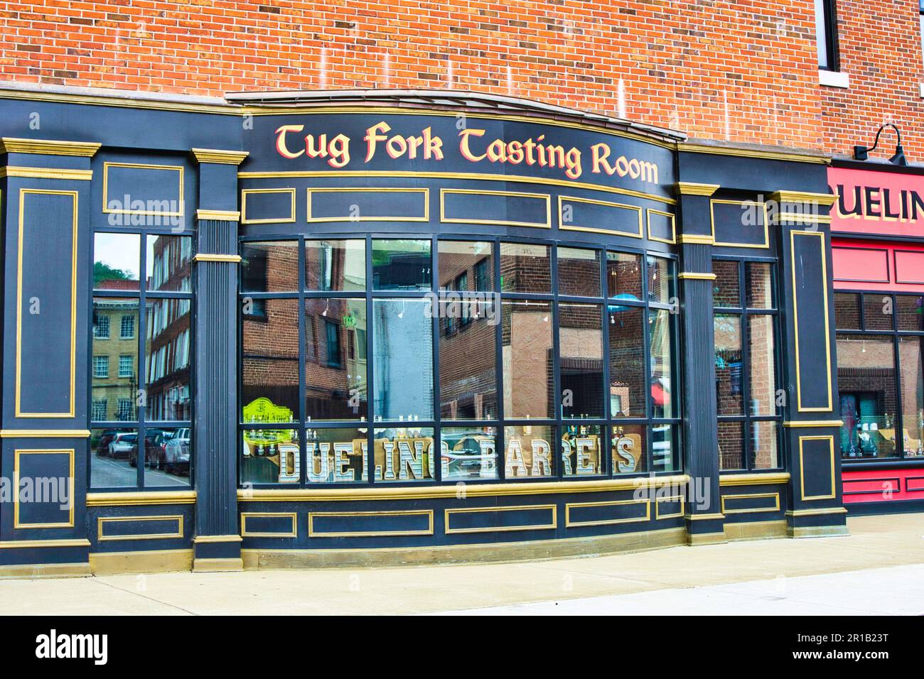 La Tug Fork Tasting Room a Pikeville Ky USA 2023 Foto Stock