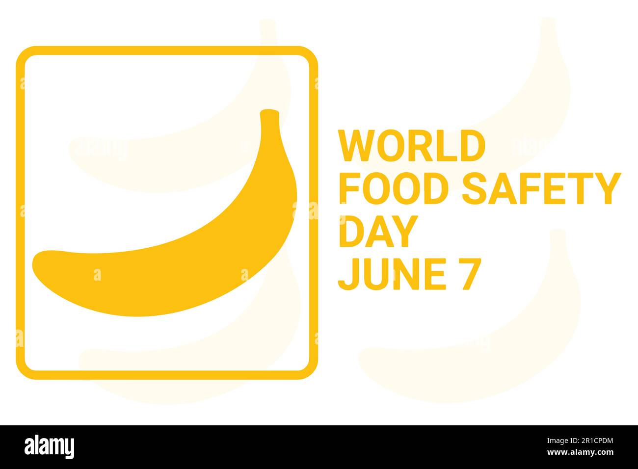 Illustrazione del vettore della Giornata mondiale della sicurezza alimentare. Giugno 7 Illustrazione Vettoriale