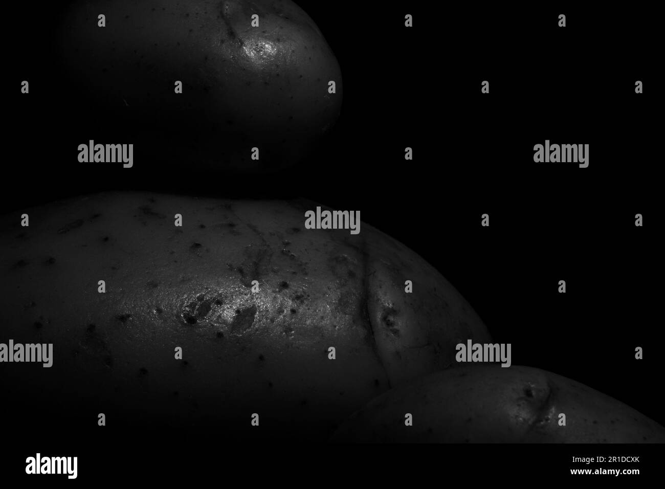 Una vita ferma con le patate Foto Stock