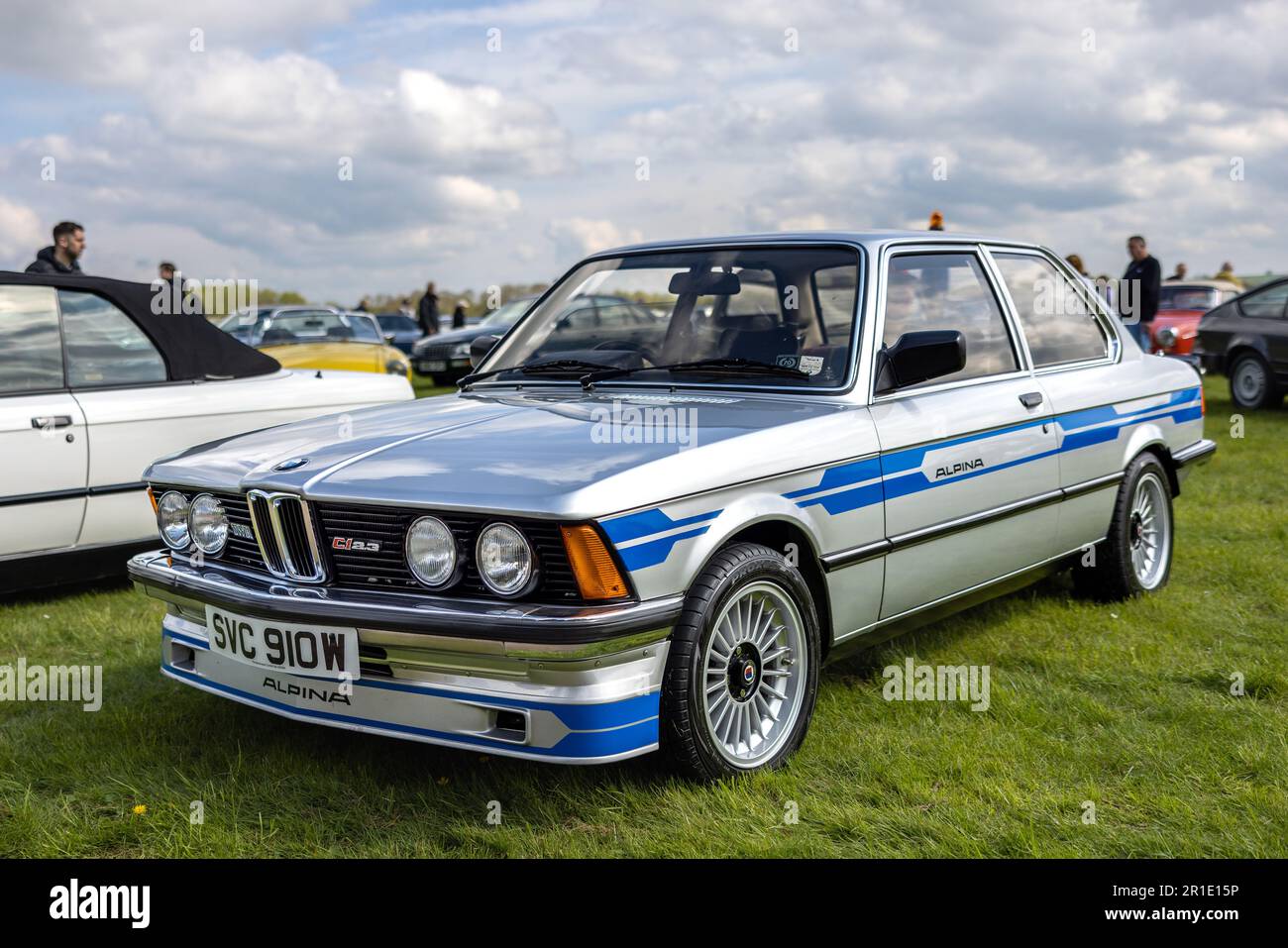 1981 BMW C1 Alpina, in mostra allo Scramble di Aprile tenutosi presso il Bicester Heritage Center il 23 Aprile 2023. Foto Stock